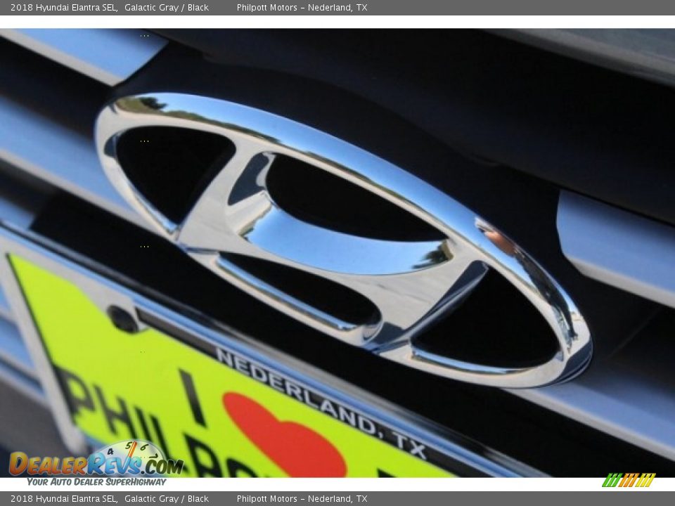 2018 Hyundai Elantra SEL Galactic Gray / Black Photo #4