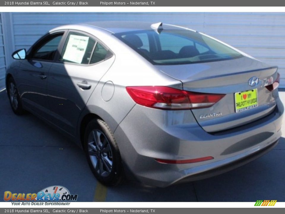 2018 Hyundai Elantra SEL Galactic Gray / Black Photo #7
