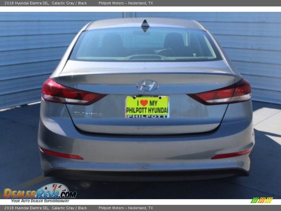 2018 Hyundai Elantra SEL Galactic Gray / Black Photo #8