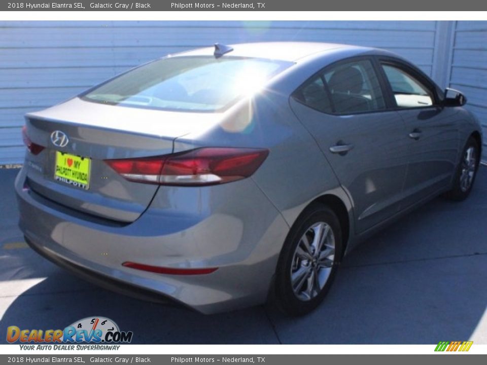 2018 Hyundai Elantra SEL Galactic Gray / Black Photo #9