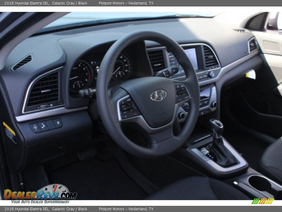 2018 Hyundai Elantra SEL Galactic Gray / Black Photo #13