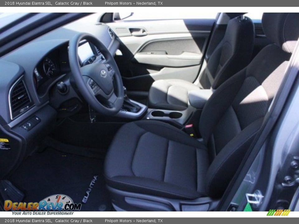 2018 Hyundai Elantra SEL Galactic Gray / Black Photo #14