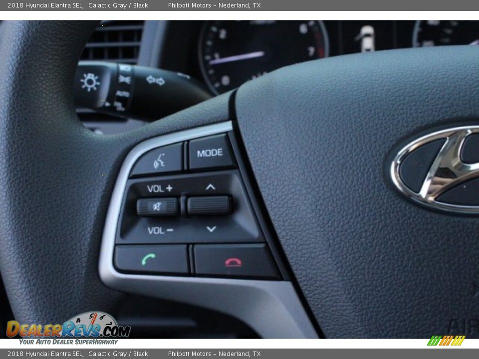 2018 Hyundai Elantra SEL Galactic Gray / Black Photo #18