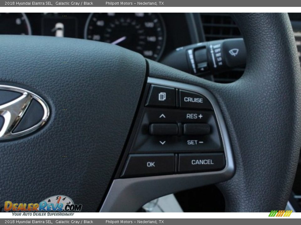 2018 Hyundai Elantra SEL Galactic Gray / Black Photo #19