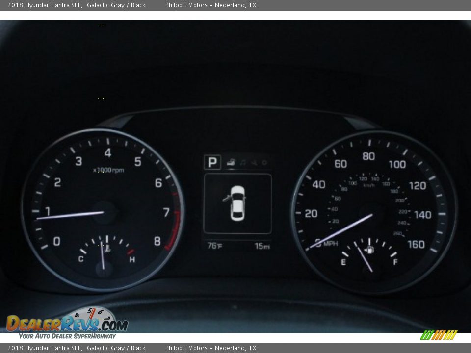 2018 Hyundai Elantra SEL Galactic Gray / Black Photo #20