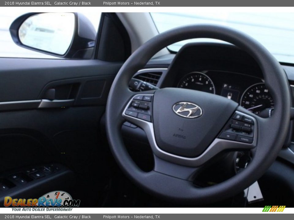 2018 Hyundai Elantra SEL Galactic Gray / Black Photo #25