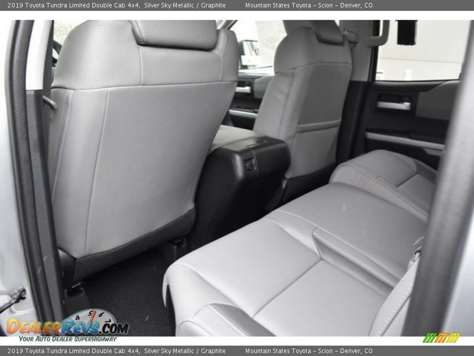 Rear Seat of 2019 Toyota Tundra Limited Double Cab 4x4 Photo #13