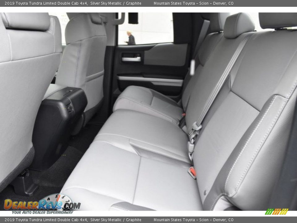 Rear Seat of 2019 Toyota Tundra Limited Double Cab 4x4 Photo #14