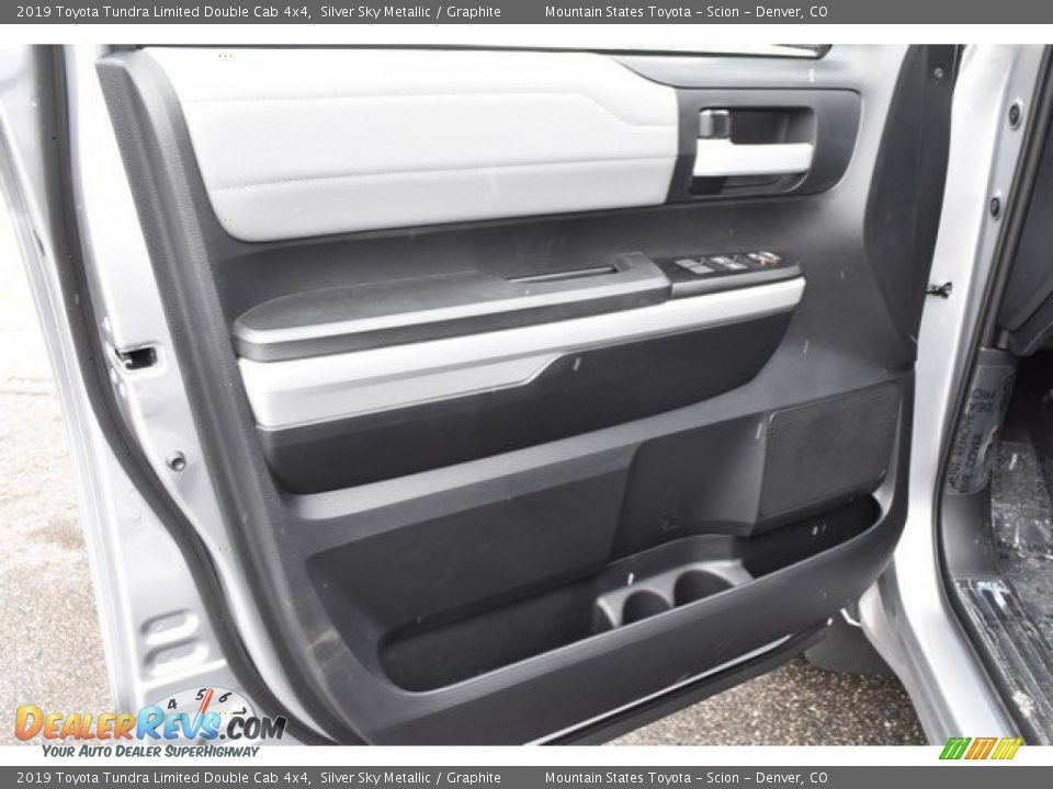 2019 Toyota Tundra Limited Double Cab 4x4 Silver Sky Metallic / Graphite Photo #19