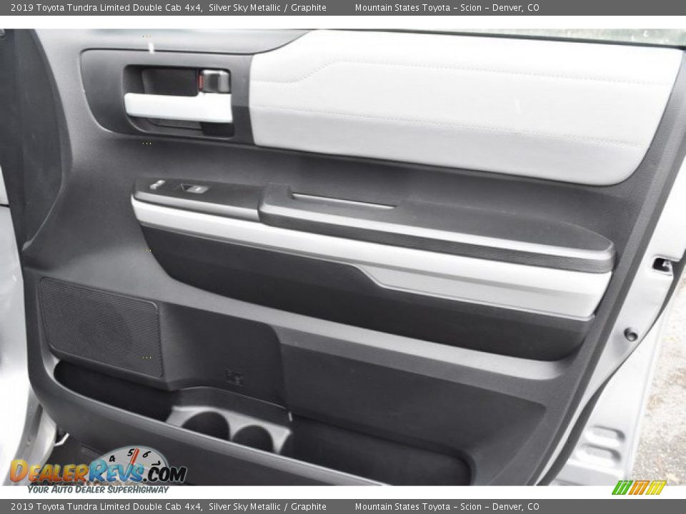 2019 Toyota Tundra Limited Double Cab 4x4 Silver Sky Metallic / Graphite Photo #21