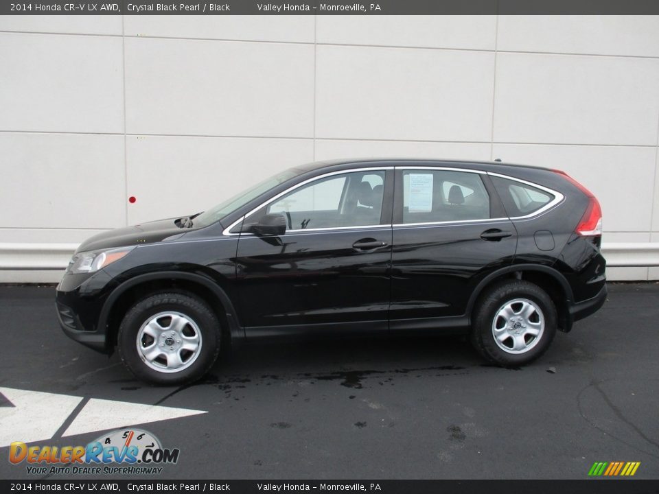 2014 Honda CR-V LX AWD Crystal Black Pearl / Black Photo #2