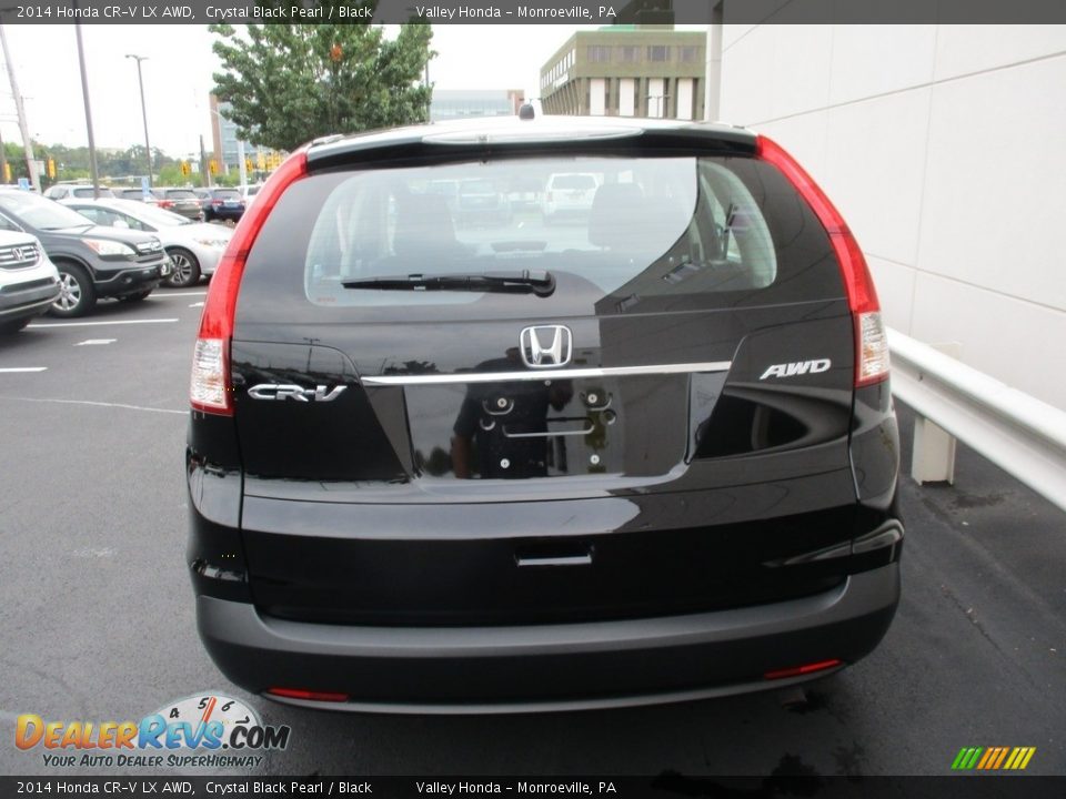 2014 Honda CR-V LX AWD Crystal Black Pearl / Black Photo #4