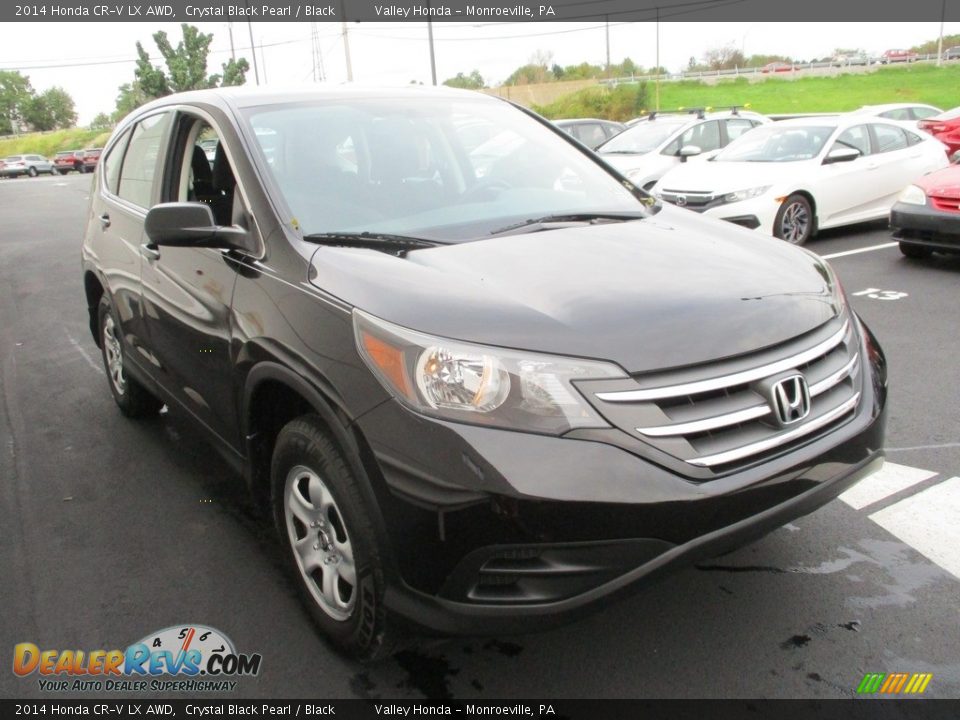 2014 Honda CR-V LX AWD Crystal Black Pearl / Black Photo #6
