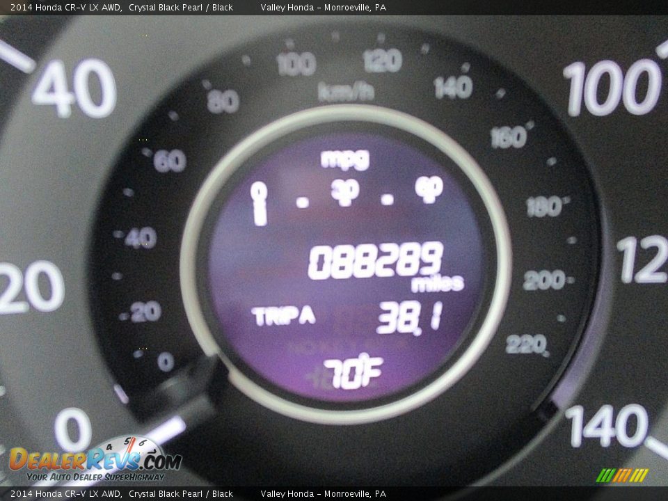 2014 Honda CR-V LX AWD Crystal Black Pearl / Black Photo #20