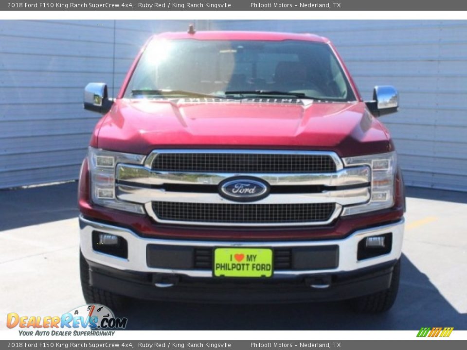 2018 Ford F150 King Ranch SuperCrew 4x4 Ruby Red / King Ranch Kingsville Photo #2