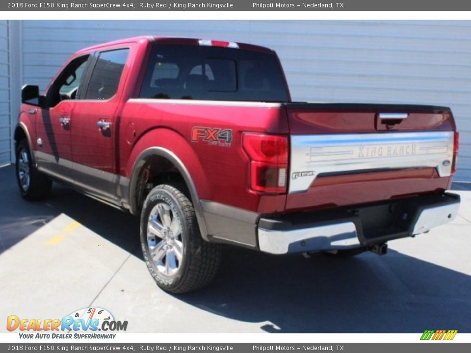 2018 Ford F150 King Ranch SuperCrew 4x4 Ruby Red / King Ranch Kingsville Photo #9