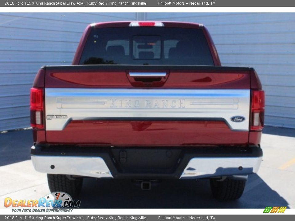 2018 Ford F150 King Ranch SuperCrew 4x4 Ruby Red / King Ranch Kingsville Photo #10