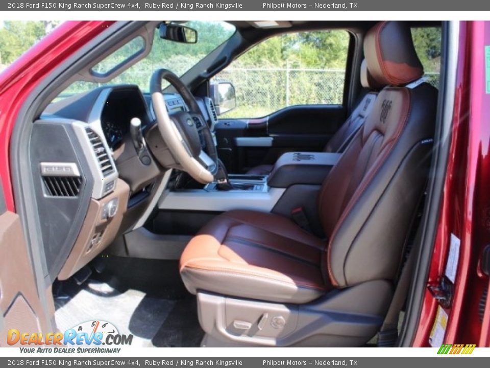 2018 Ford F150 King Ranch SuperCrew 4x4 Ruby Red / King Ranch Kingsville Photo #16
