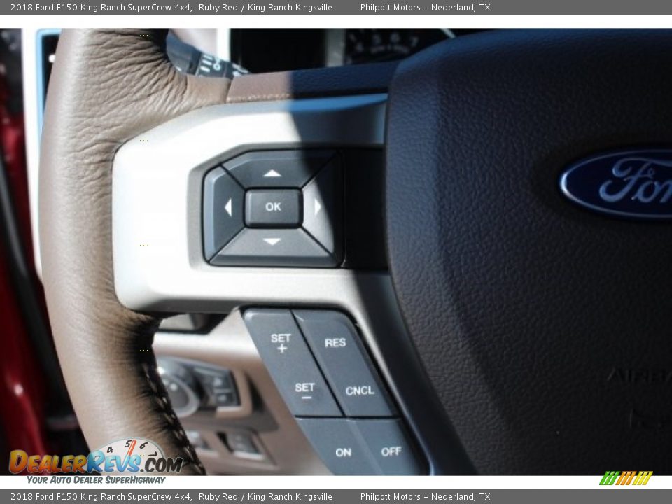 2018 Ford F150 King Ranch SuperCrew 4x4 Ruby Red / King Ranch Kingsville Photo #24