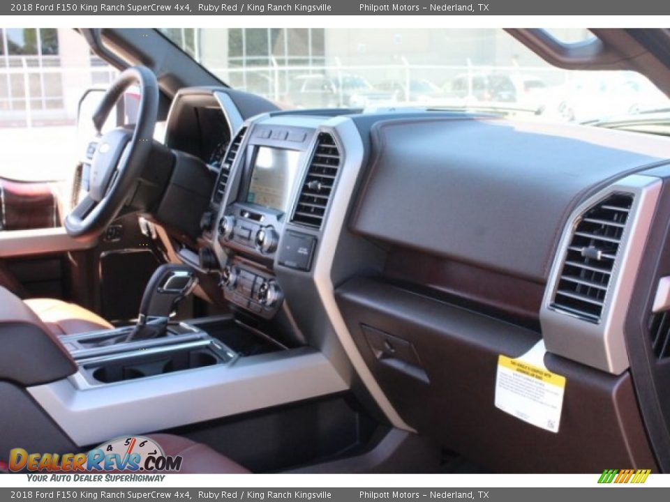 2018 Ford F150 King Ranch SuperCrew 4x4 Ruby Red / King Ranch Kingsville Photo #36