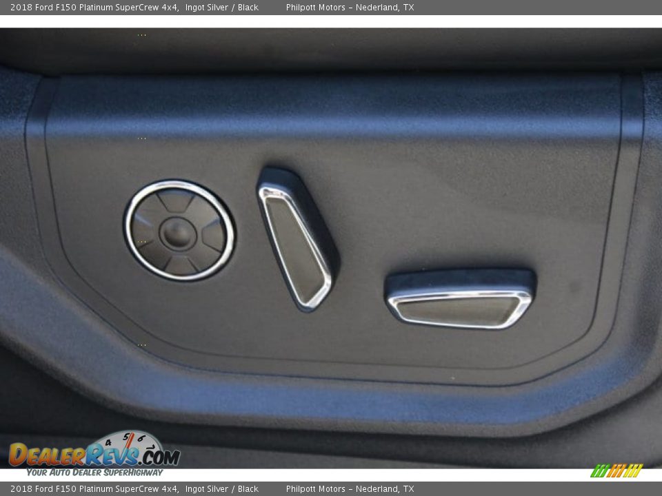 2018 Ford F150 Platinum SuperCrew 4x4 Ingot Silver / Black Photo #34