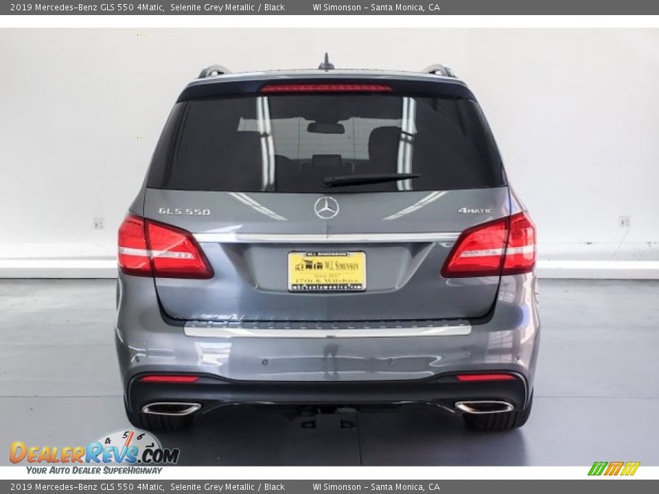2019 Mercedes-Benz GLS 550 4Matic Selenite Grey Metallic / Black Photo #3