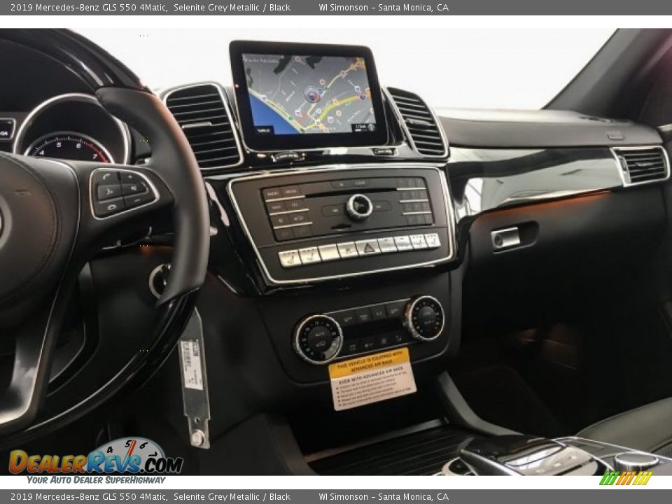 2019 Mercedes-Benz GLS 550 4Matic Selenite Grey Metallic / Black Photo #6