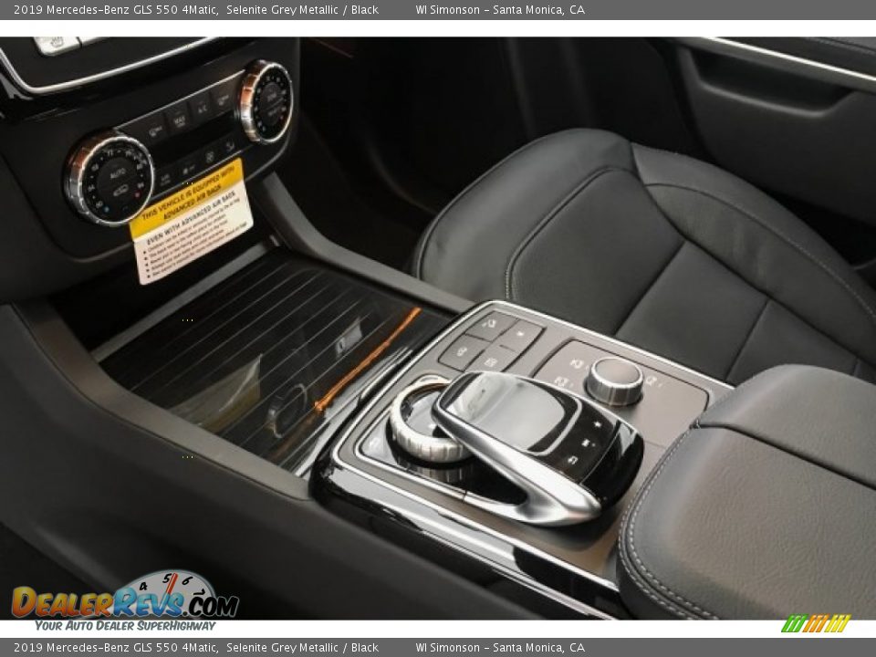 2019 Mercedes-Benz GLS 550 4Matic Selenite Grey Metallic / Black Photo #7