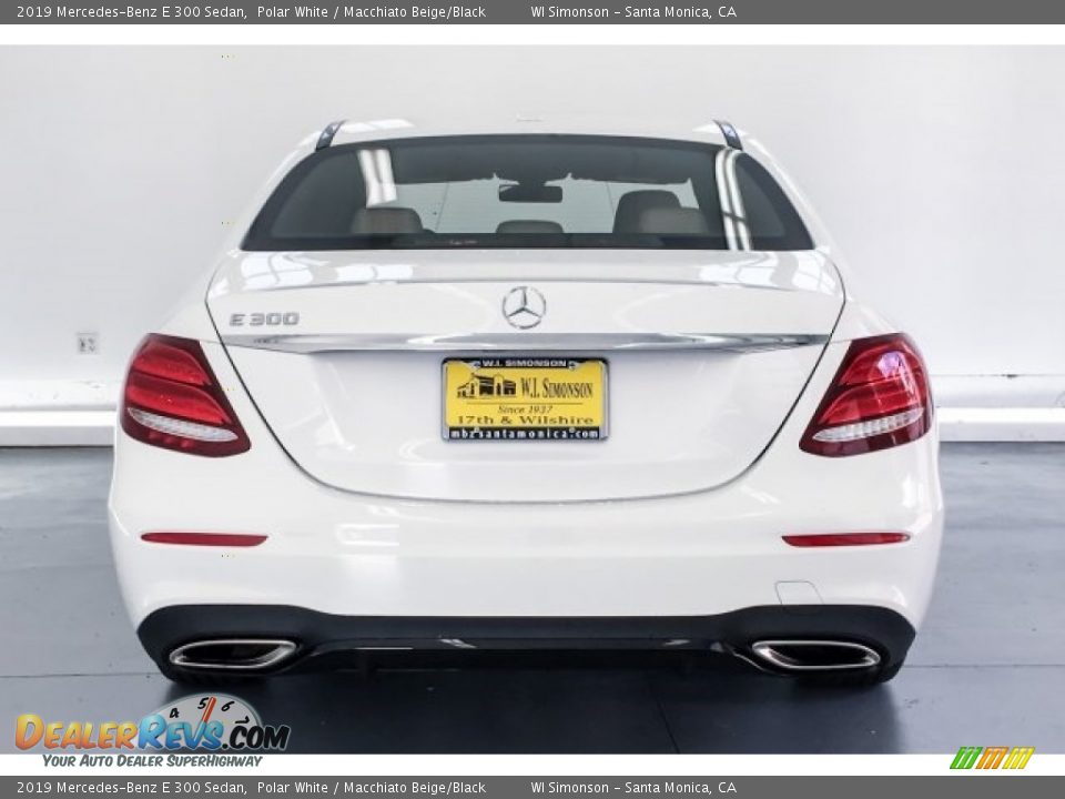 2019 Mercedes-Benz E 300 Sedan Polar White / Macchiato Beige/Black Photo #3