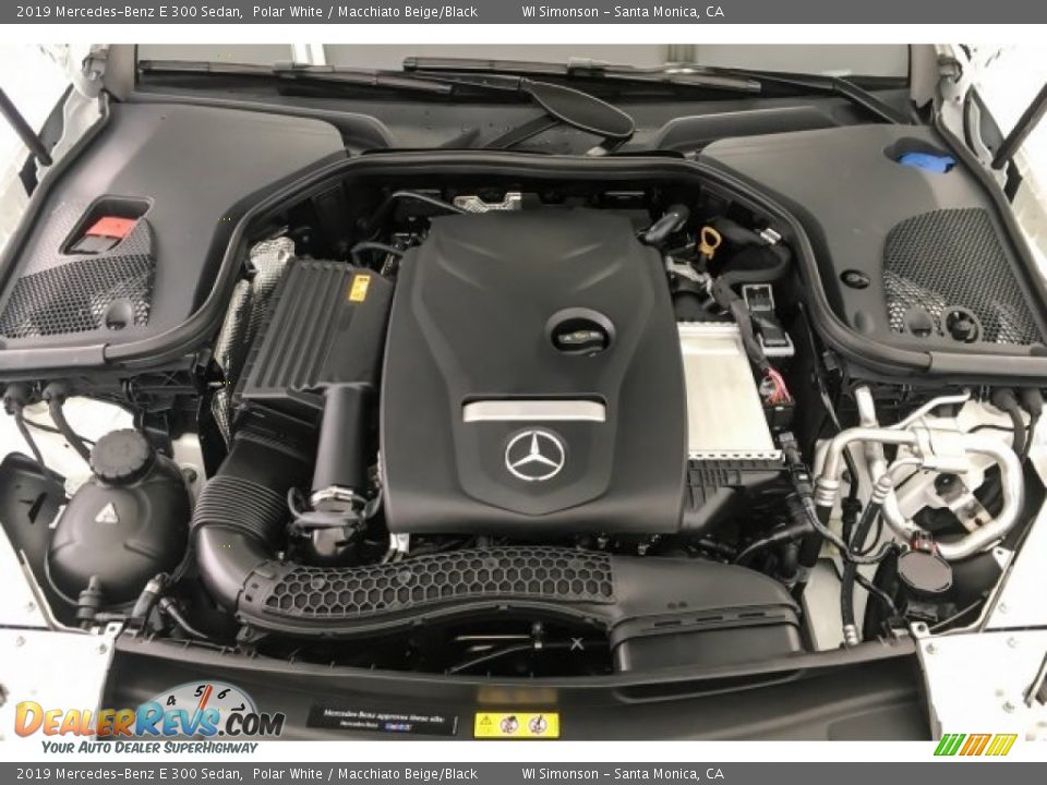 2019 Mercedes-Benz E 300 Sedan Polar White / Macchiato Beige/Black Photo #8