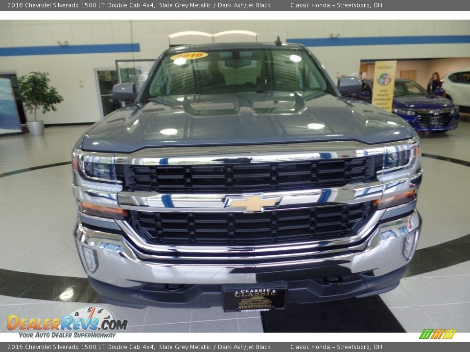 2016 Chevrolet Silverado 1500 LT Double Cab 4x4 Slate Grey Metallic / Dark Ash/Jet Black Photo #2