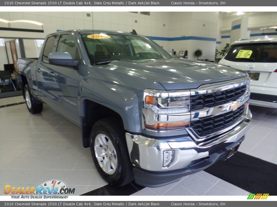 2016 Chevrolet Silverado 1500 LT Double Cab 4x4 Slate Grey Metallic / Dark Ash/Jet Black Photo #3