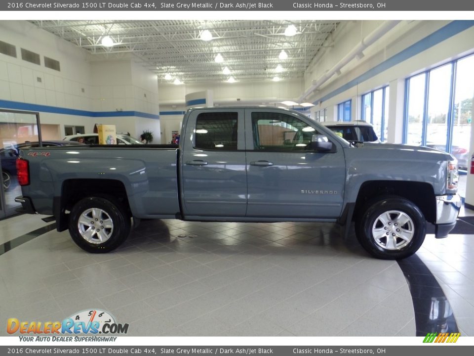 2016 Chevrolet Silverado 1500 LT Double Cab 4x4 Slate Grey Metallic / Dark Ash/Jet Black Photo #4