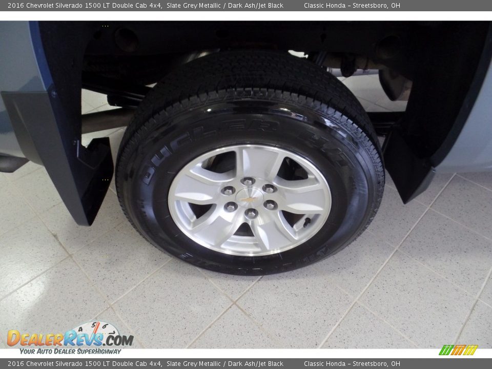 2016 Chevrolet Silverado 1500 LT Double Cab 4x4 Slate Grey Metallic / Dark Ash/Jet Black Photo #6