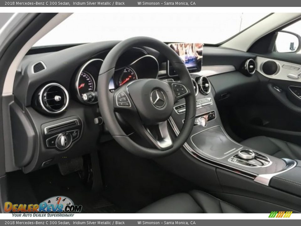2018 Mercedes-Benz C 300 Sedan Iridium Silver Metallic / Black Photo #4