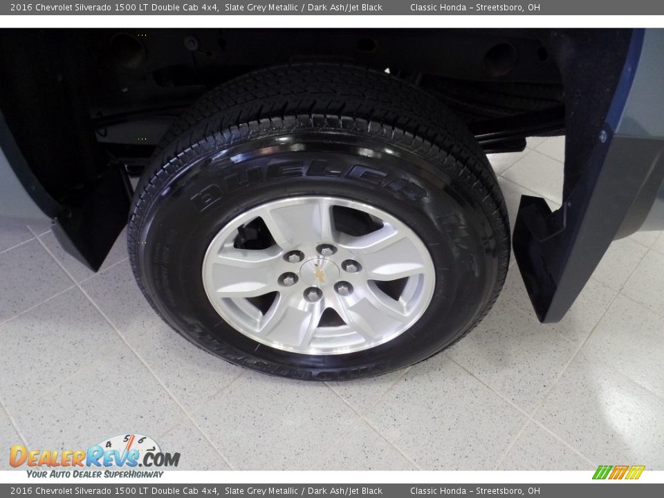 2016 Chevrolet Silverado 1500 LT Double Cab 4x4 Slate Grey Metallic / Dark Ash/Jet Black Photo #11
