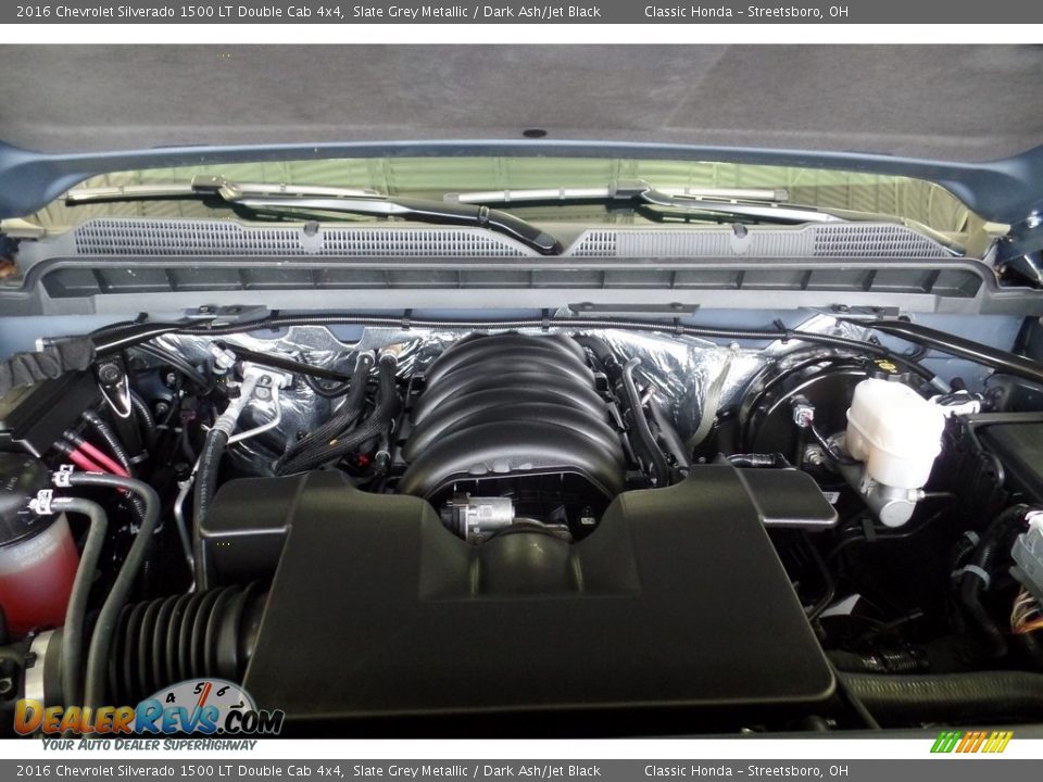 2016 Chevrolet Silverado 1500 LT Double Cab 4x4 Slate Grey Metallic / Dark Ash/Jet Black Photo #13