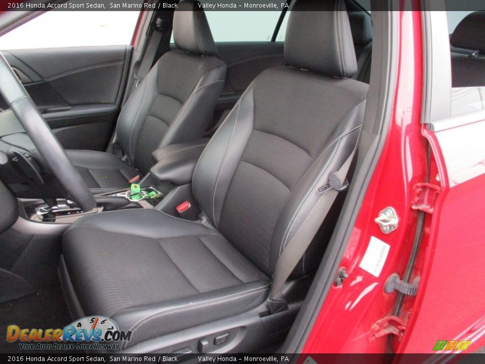 2016 Honda Accord Sport Sedan San Marino Red / Black Photo #12