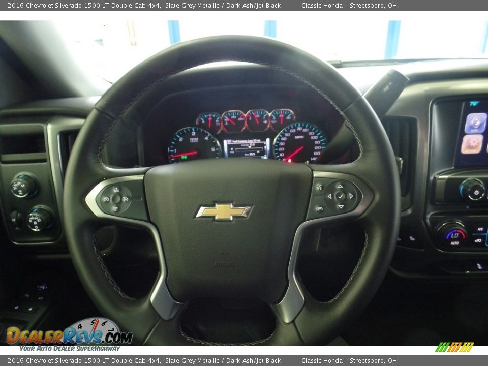 2016 Chevrolet Silverado 1500 LT Double Cab 4x4 Slate Grey Metallic / Dark Ash/Jet Black Photo #31
