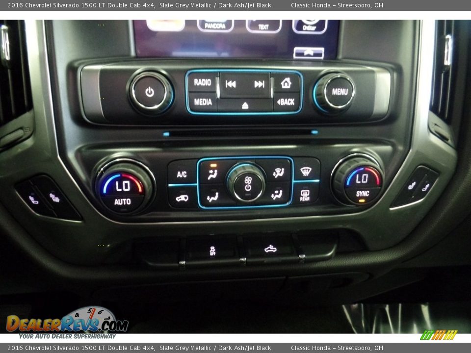 2016 Chevrolet Silverado 1500 LT Double Cab 4x4 Slate Grey Metallic / Dark Ash/Jet Black Photo #35