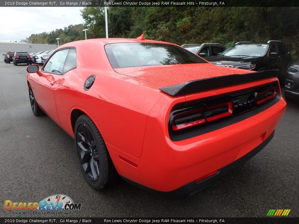 2019 Dodge Challenger R/T Go Mango / Black Photo #3