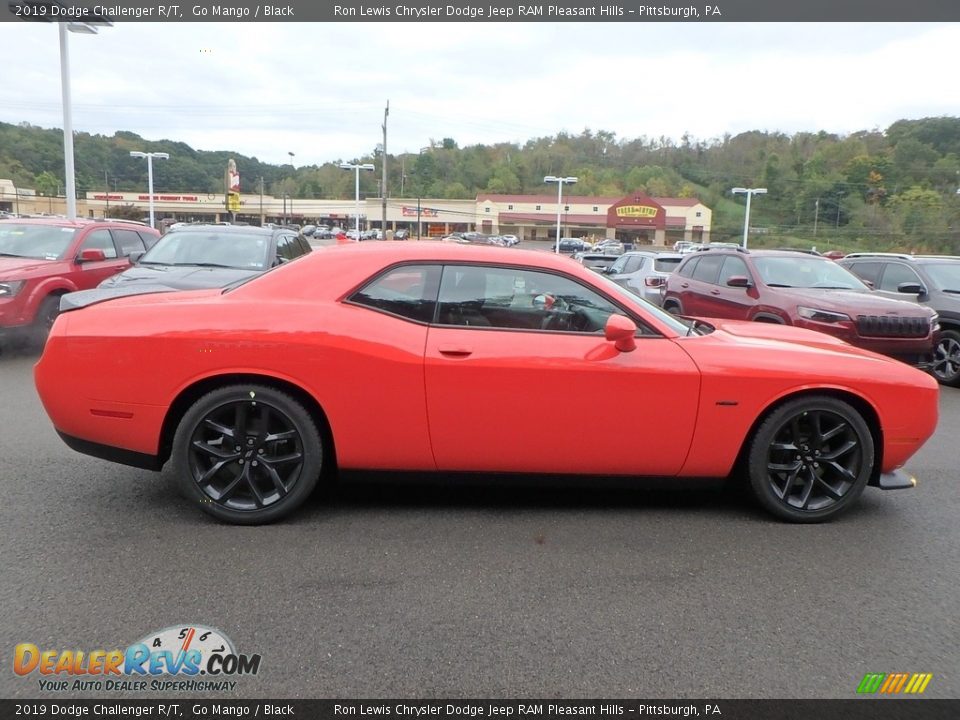 2019 Dodge Challenger R/T Go Mango / Black Photo #5