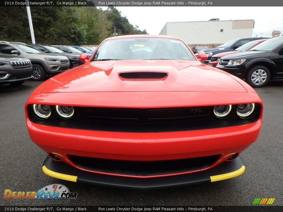 2019 Dodge Challenger R/T Go Mango / Black Photo #7