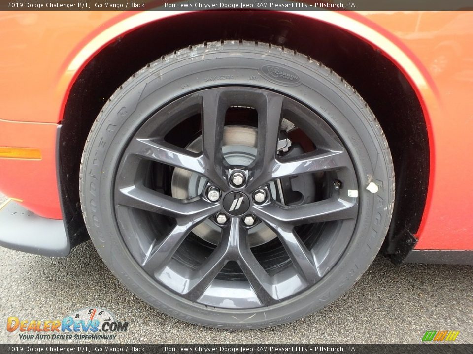2019 Dodge Challenger R/T Go Mango / Black Photo #8