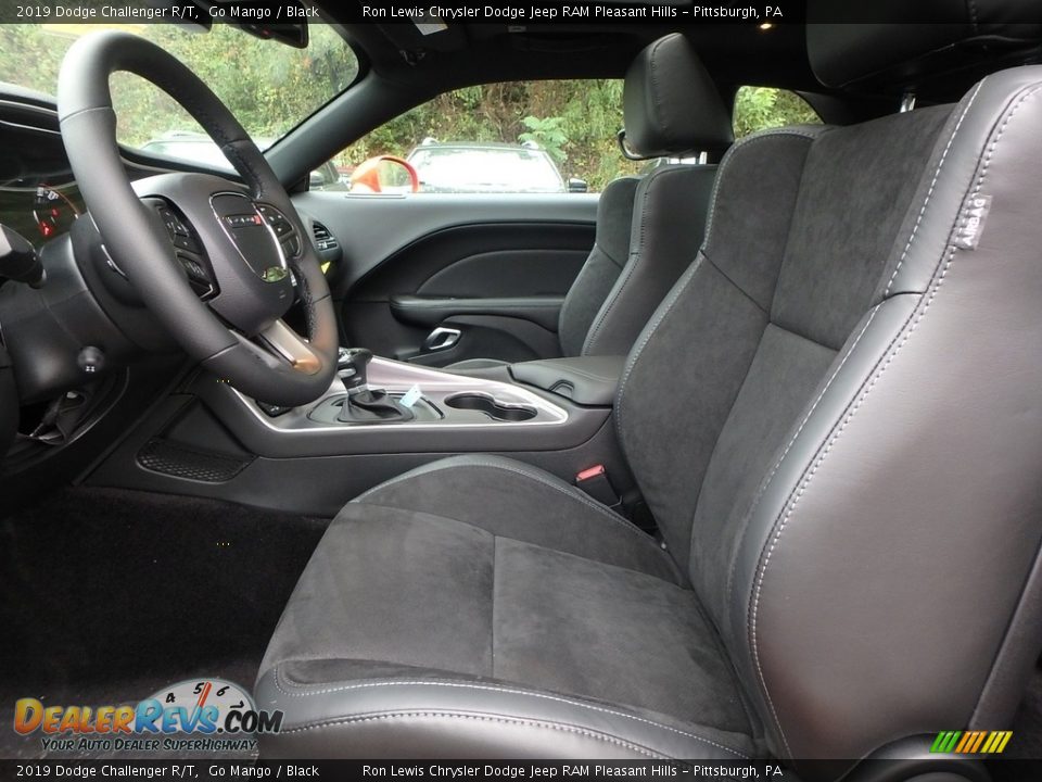 2019 Dodge Challenger R/T Go Mango / Black Photo #9