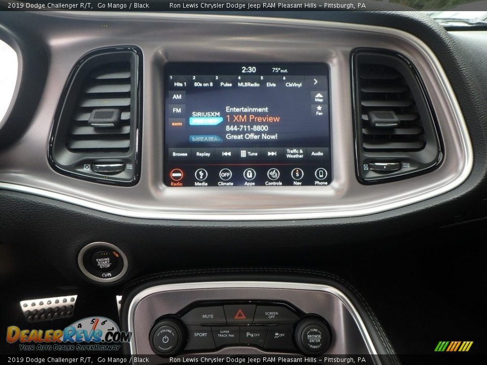 2019 Dodge Challenger R/T Go Mango / Black Photo #16