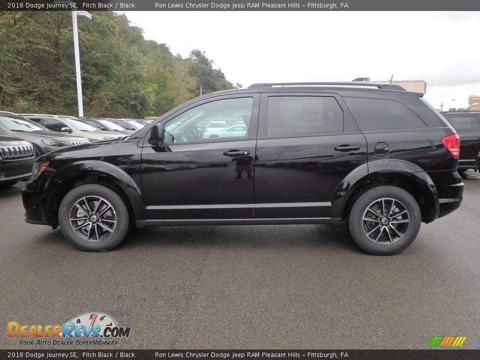 2018 Dodge Journey SE Pitch Black / Black Photo #2