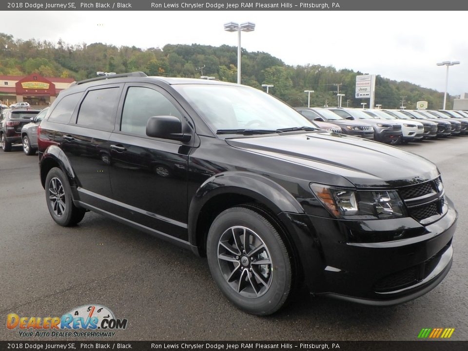 2018 Dodge Journey SE Pitch Black / Black Photo #7
