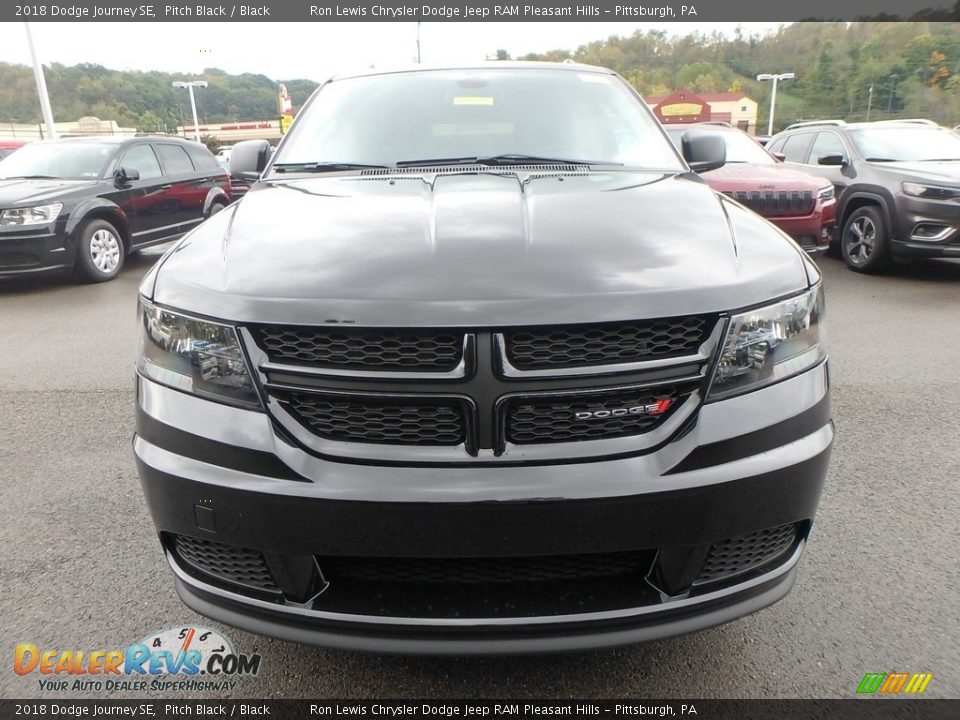 2018 Dodge Journey SE Pitch Black / Black Photo #8