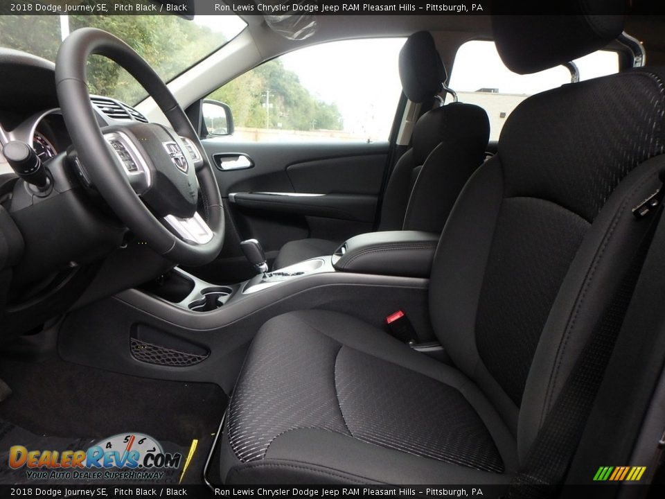 2018 Dodge Journey SE Pitch Black / Black Photo #10